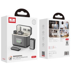 میکروفن یقه‌ای بی‌سیم تایپ‌سی و لایتنینگ ارلدام