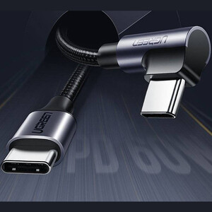 قیمت کابل فست شارژ تایپ‌سی به تایپ‌سی و انتقال دیتا یک متری یوگرین