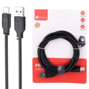 کابل تایپ ‌سی 2.1 آمپر پرووان (Proone) اصلی 1.2 متری مدل PCC144