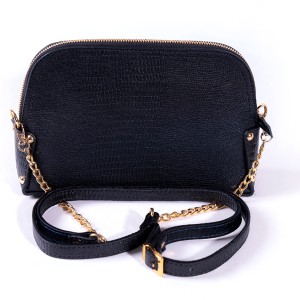 کیف دوشی زنجیر دار زنانه چرمین مدل بتیسا