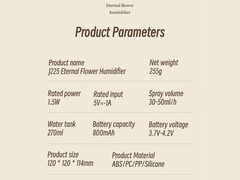 دستگاه مرطوب کننده، خوشبوکننده هوا و چراغ خواب رانمِی Runmei LLD-J225 eternal flower humidifier