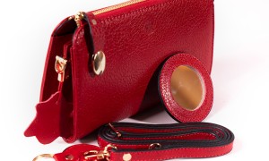 کیف دوشی زنانه چرمین مدل کونتس