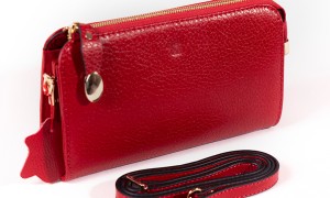 کیف دوشی زنانه چرمین مدل کونتس