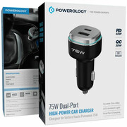 شارژر فندکی فست شارژ ماشین پاورولوژی