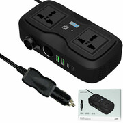 اینورتر فندکی خودرو گرین لاین Green Lion مدل GC-233 توان 200 وات