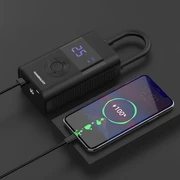 خرید کمپرسود باد شارژی پاورولوژی بهمراه پاور بانک و چراغ قوه