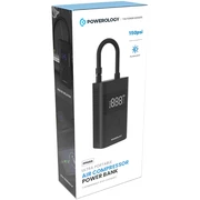 کمپرسود باد شارژی پاورولوژی بهمراه پاور بانک و چراغ قوه