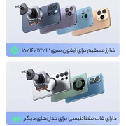 فروش هولدر موبایل و شارژر وایرلس 15 وات مک دودو