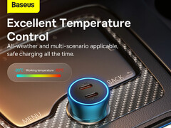 شارژر فندکی فست شارژ ماشین تایپ‌سی 40 وات بیسوس