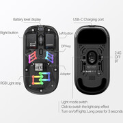 خرید ماوس وایرلس شفاف ارلدام