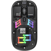 ماوس بی سیم شفاف مشکی ارلدام