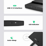 نحوه استفاده باکس هارد 2.5 اینچ SSD و HDD به USB یوگرین US221 30848