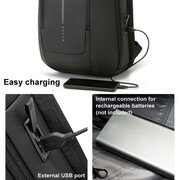 کوله‌پشتی لپ‌تاپ 15.6 اینچی یو‌اس‌بی دار بنج BANGE BG-8013