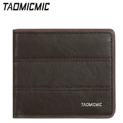 فروش کیف پول مردانه تاشو طرح چرم لوکس تائومیک‌میک