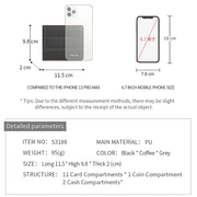 کیف پول مردانه تاشو طرح چرم لوکس تائومیک‌میک