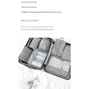 پک نظم‌دهنده چمدان و ساک چند منظوره 7 تیکه ضدآب برلیانس