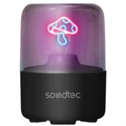 اسپیکر بلوتوثی ساندتک پورودو Porodo مدل PDSTCQL2030BK با نور محیطی