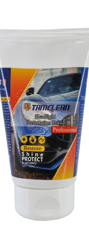 پولیش شفاف کننده چراغ خودرو تام کلین مدل TC-RH120N72