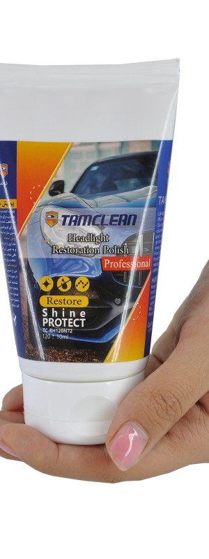 پولیش شفاف کننده چراغ خودرو تام کلین مدل TC-RH120N72