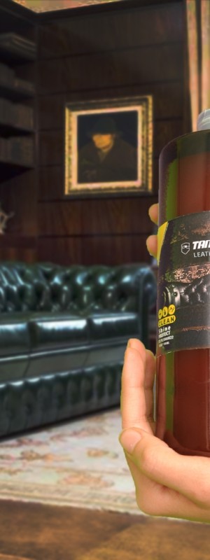 واکس تمیزکننده و محافظ چرم تام کلین حجم یک لیتر