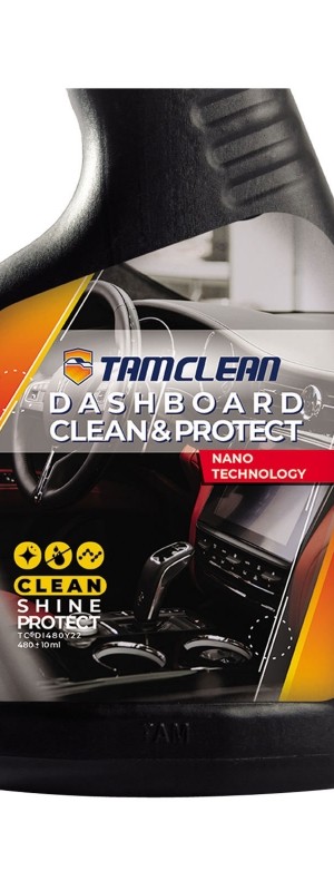 اسپری واکس براق کننده و محافظ داشبورد تام کلین TC-DI480Y22 حجم 480 میلی لیتر