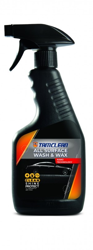 اسپری کارواش بدون آب تمام سطوح تام کلین مدل TC_DB480Y22 حجم 480 میلی لیتر