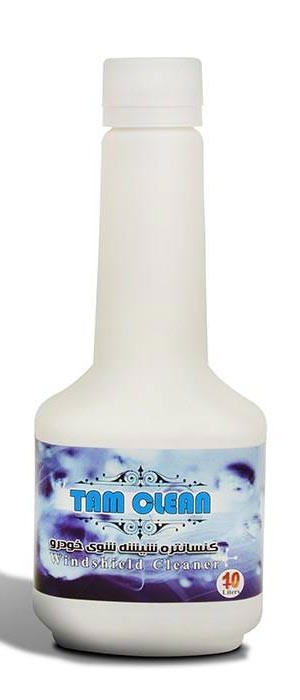 کنسانتره برای ده لیتر شیشه شوی خودرو تام کلین  250 میلی لیتر
