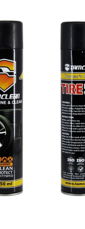 اسپری فوم براق کننده لاستیک تام کلین حجم750 میل