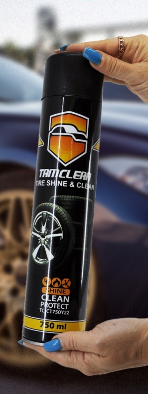 اسپری فوم براق کننده لاستیک تام کلین حجم750 میل