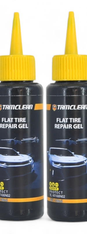 ژل پنچرگیری لاستیک تیوبلس تام کلین حجم ۱۰۰ میل بسته چهار عددی