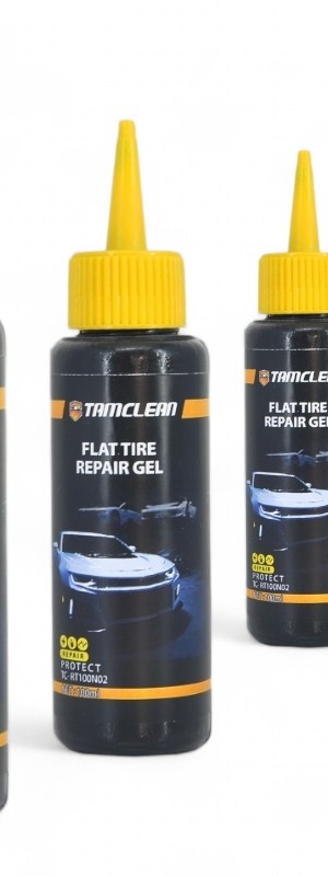 ژل پنچرگیری لاستیک تیوبلس تام کلین حجم ۱۰۰ میل بسته چهار عددی