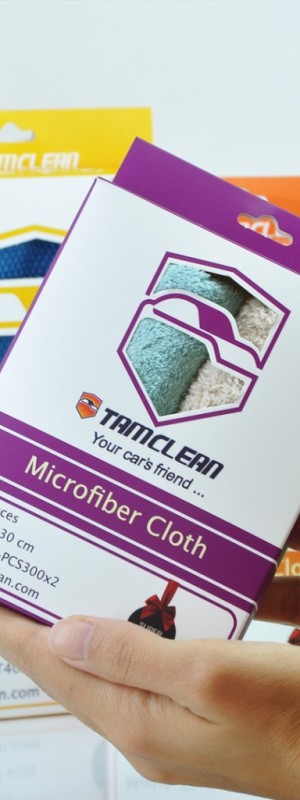 دستمال نظافت خودرو مدل پولیشی Tc -pcs300x2 بسته 2 عددی