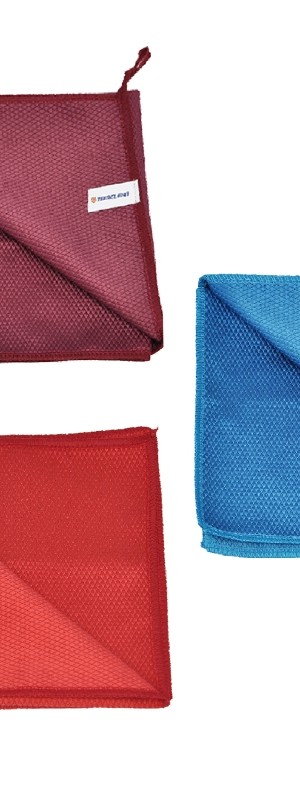 دستمال نظافت شیشه خودرو تام کلین مدل TC-dt40ssx3 بسته سه عددی