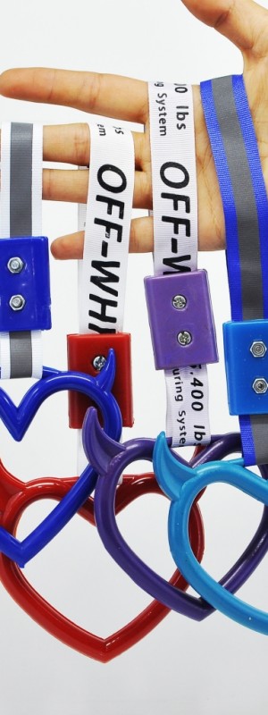 آویز خودرو سوریکاوا طرح قلب شیطانی