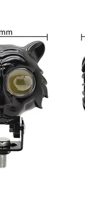 چراغ پروژکتور جلوی موتور سیکلت مدل ببری گربه ای