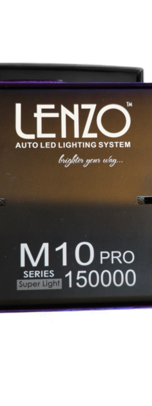هدلایت لنزو پایه H7 مدل m10 pro white بسته دو عددی