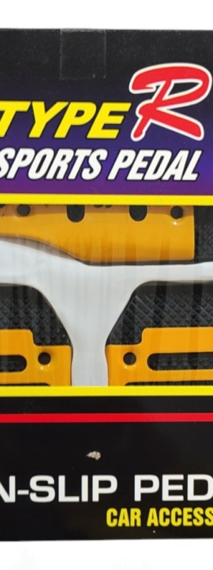 روکش پدال خودرو مدل TYPE R  مجموعه 3 عددی