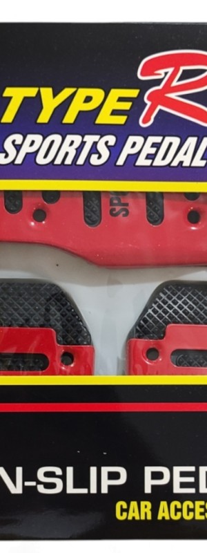 روکش پدال خودرو مدل TYPE R  مجموعه 3 عددی