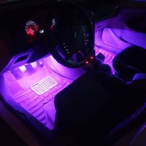 کیت نور پردازی داخل خودرو مدل اتمسفر لایت 22 سانتی متر