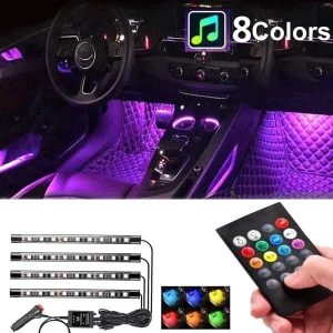 کیت نور پردازی داخل خودرو مدل اتمسفر لایت 22 سانتی متر