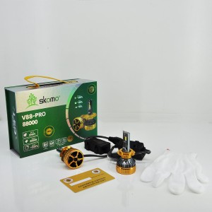 هدلایت خودرو لنزو مدل V88-PRO پایه H7