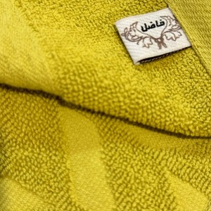 حوله استخری ابریشم فاضل طرح گندم سایز 70x130 سانتی متر
