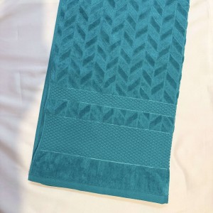 حوله استخری ابریشم فاضل طرح گندم سایز 70x130 سانتی متر