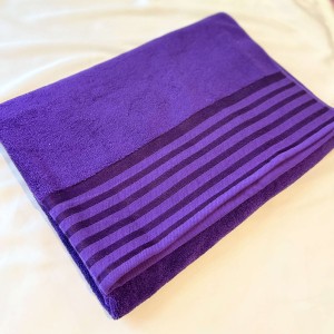 حوله حمام ابریشم فاضل مدل P-05 سایز 100x160 سانتی متر