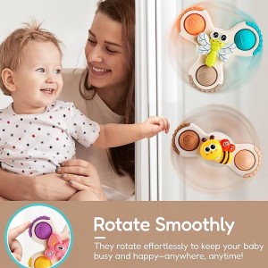 اسپینر چسبان پاپتی 3 عددی طرح حیوانات اسباب بازی SPINNING TOYS