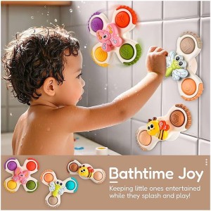 اسپینر چسبان پاپتی 3 عددی طرح حیوانات اسباب بازی SPINNING TOYS