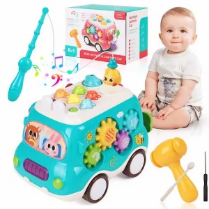 ماشین اسباب بازی 6 در 1 چند منظوره بلزدار و موزیکال KIDS