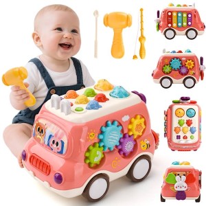 ماشین اسباب بازی 6 در 1 چند منظوره بلزدار و موزیکال KIDS
