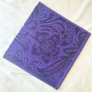 حوله دستی ابریشم فاضل طرح آفتابگردان سایز 40*80 سانتی متر