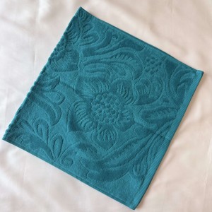 حوله دستی ابریشم فاضل طرح آفتابگردان سایز 40*80 سانتی متر